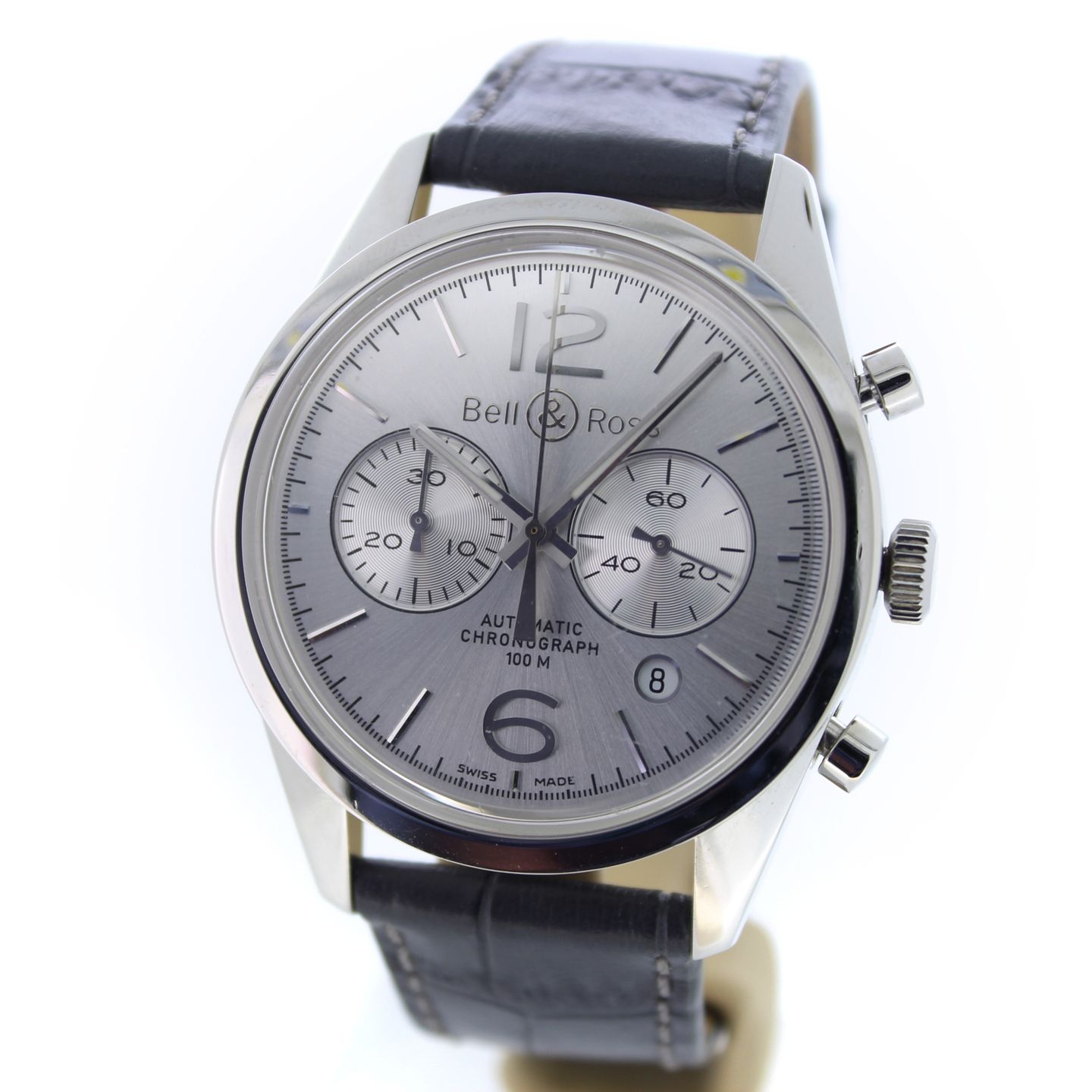 Bell & Ross Vintage BRG123-WH-ST/SCR - (1/6)