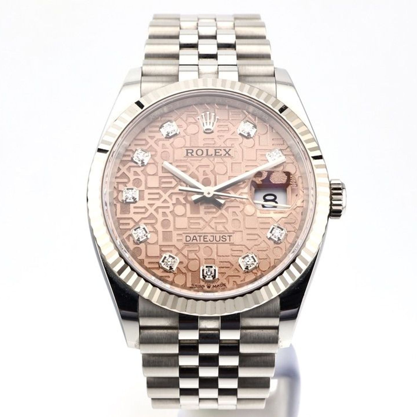 Rolex Datejust 36 126234 (2020) - Pink dial 36 mm Steel case (1/2)