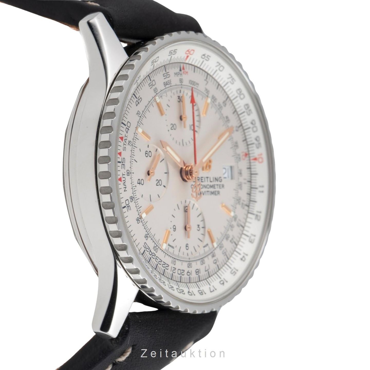 Breitling Navitimer A13324121G1X4 (Onbekend (willekeurig serienummer)) - Zilver wijzerplaat 41mm Staal (6/8)