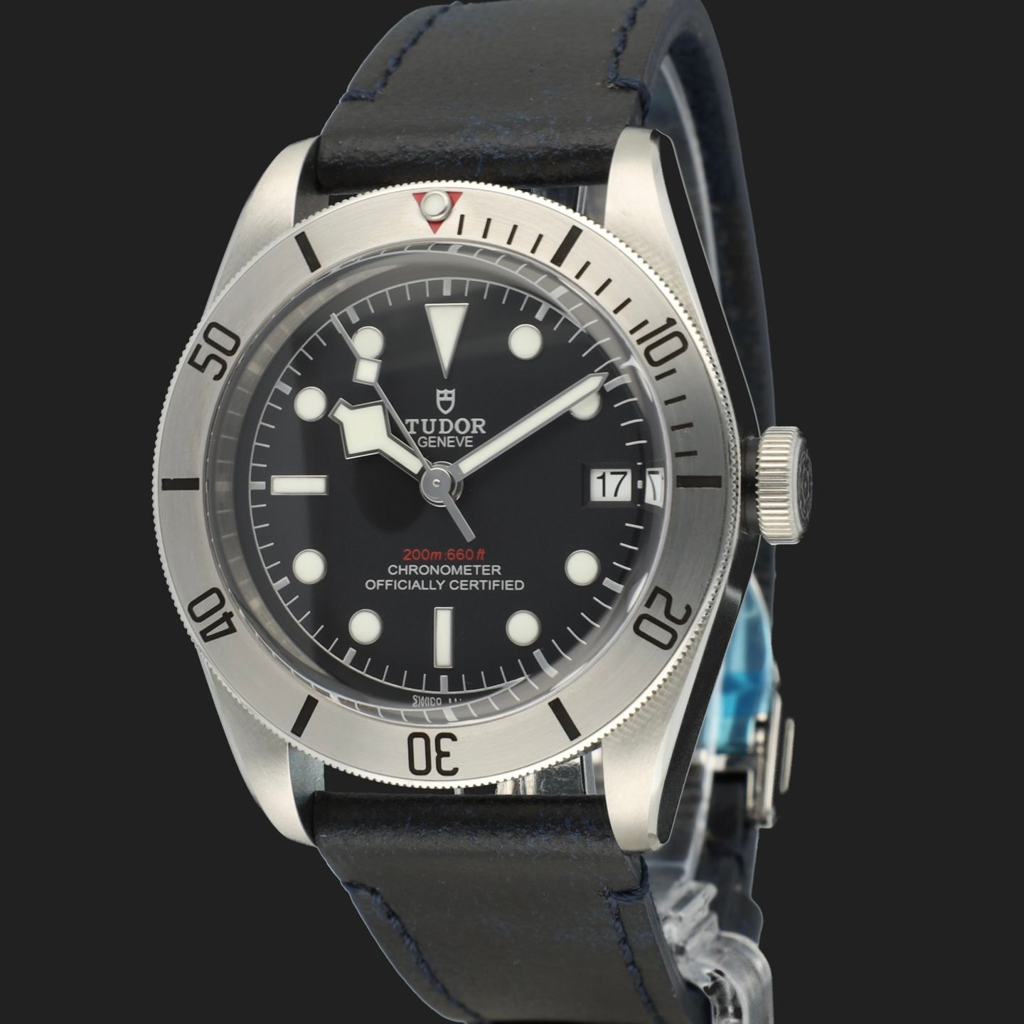 Tudor Black Bay Steel 79730 (2024) - Zwart wijzerplaat 41mm Staal (1/8)