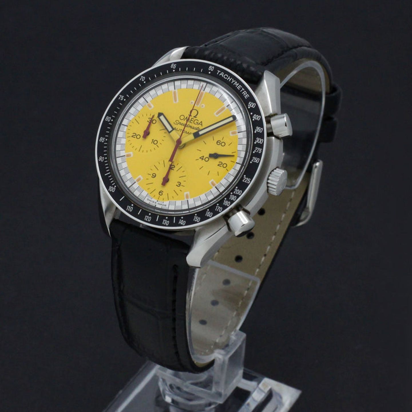 Omega Speedmaster Reduced 3510.12.00 (1999) - Yellow dial 39 mm Steel case (2/7)
