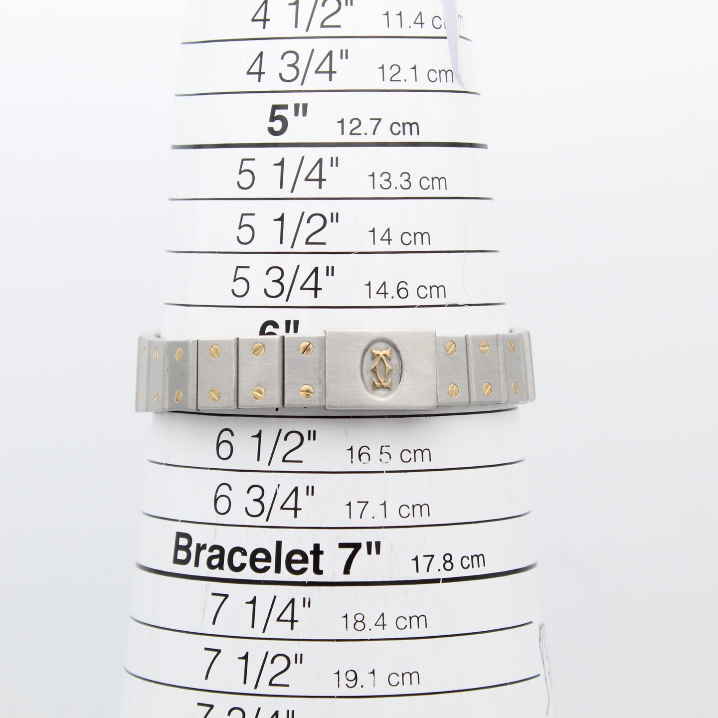 Cartier Santos 1170902 (1990) - Wit wijzerplaat 24mm Goud/Staal (8/8)