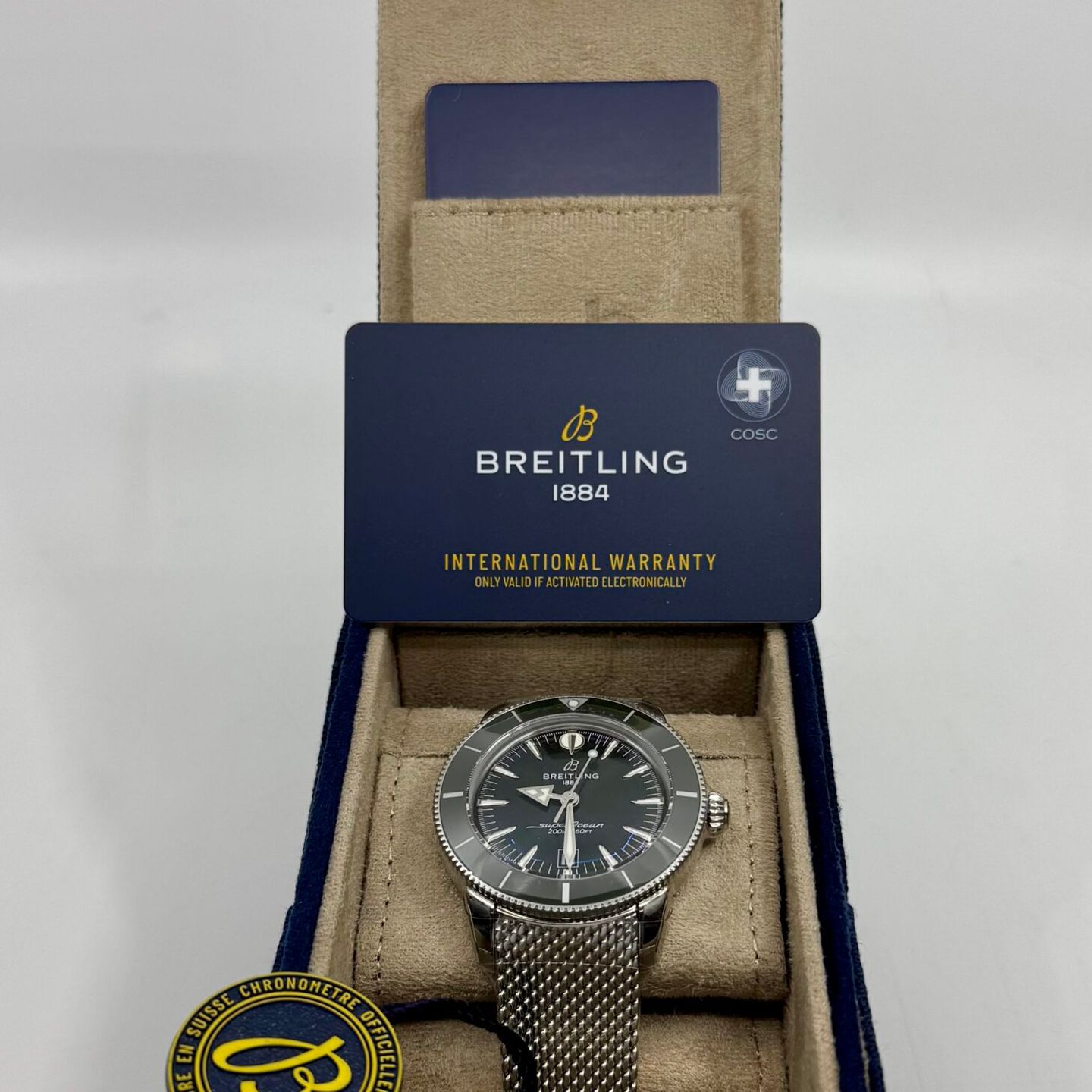 Breitling Superocean Heritage AB3112361L1A1 (2025) - Groen wijzerplaat 44mm Staal (3/8)