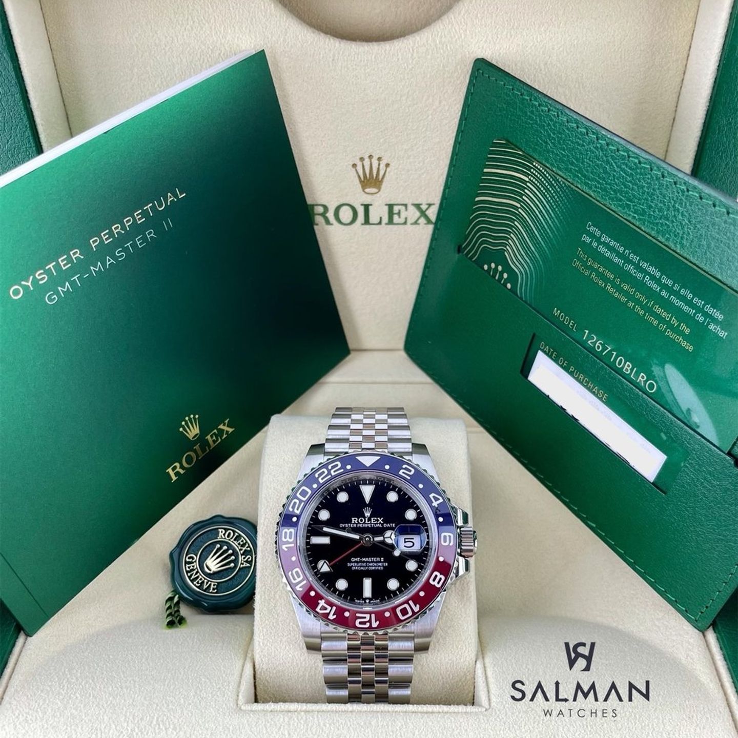 Rolex GMT-Master II 126710BLRO (2024) - Zwart wijzerplaat 40mm Staal (4/4)