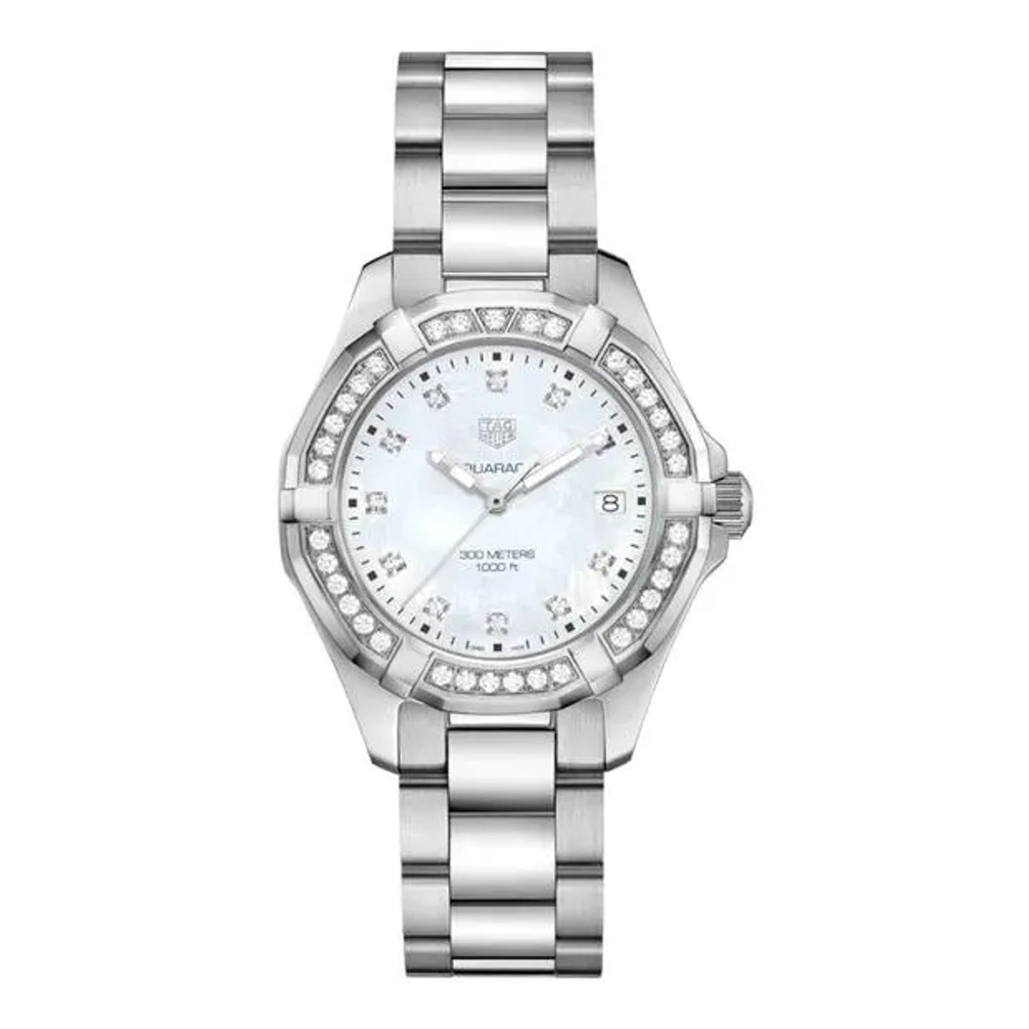 TAG Heuer Aquaracer Lady WBD131D.BA0748 (2024) - Blauw wijzerplaat 35mm Staal (6/6)