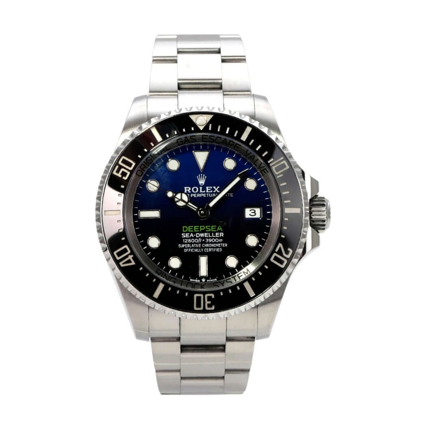Rolex Sea-Dweller Deepsea 136660 (2023) - Blue dial 44 mm Steel case (2/8)