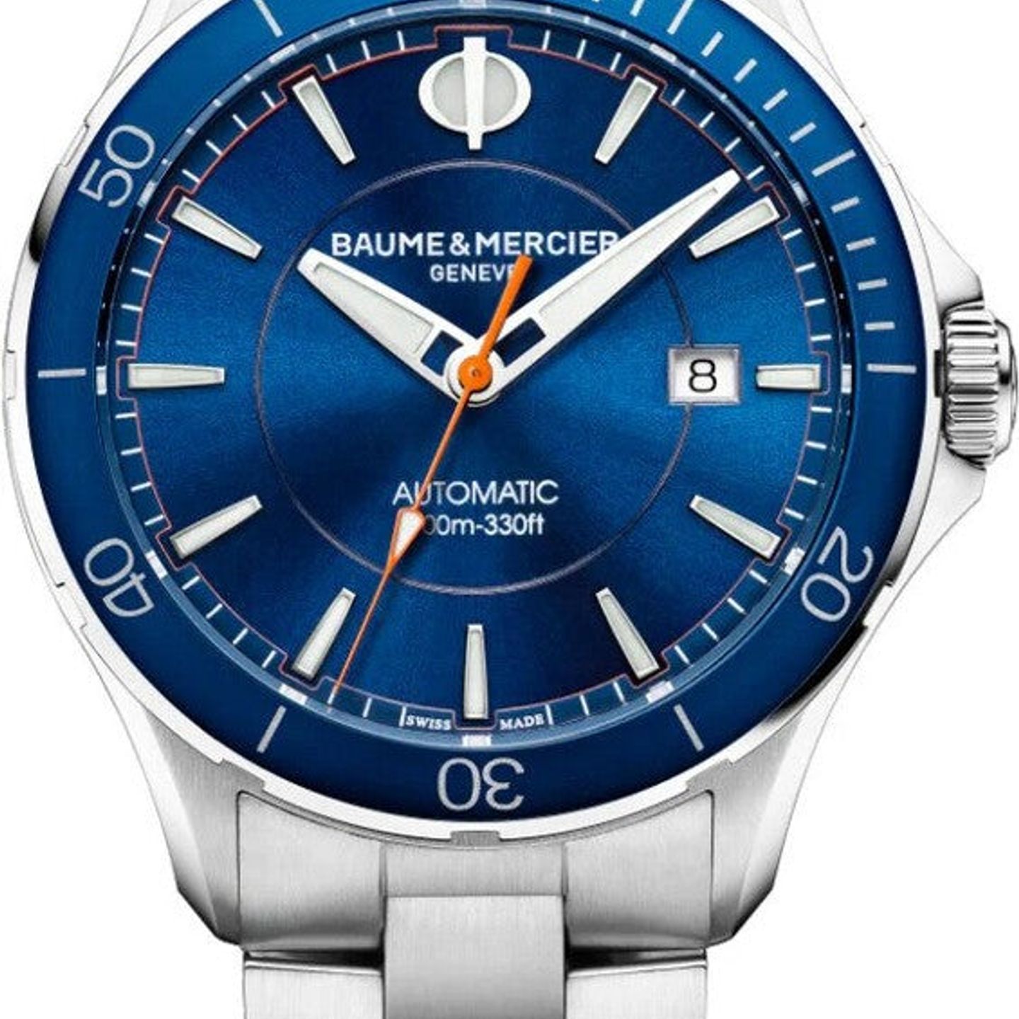 Baume & Mercier Clifton M0A10378 (2026) - Blauw wijzerplaat 42mm Staal (1/1)