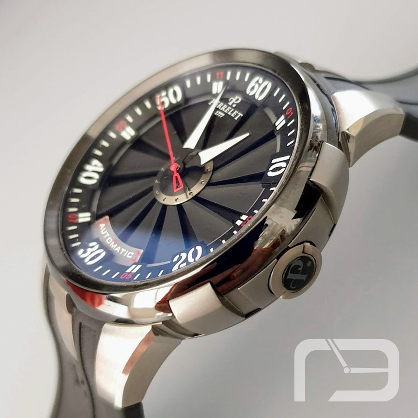 Perrelet Turbine A1050/1 (2024) - Meerkleurig wijzerplaat 48mm Titanium (4/8)