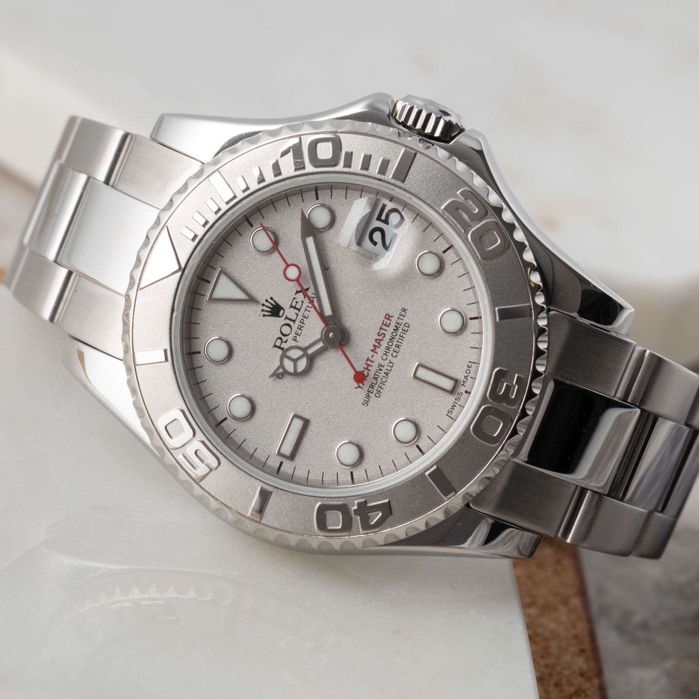 Rolex Yacht-Master 168622 (Onbekend (willekeurig serienummer)) - 35mm Staal (2/8)