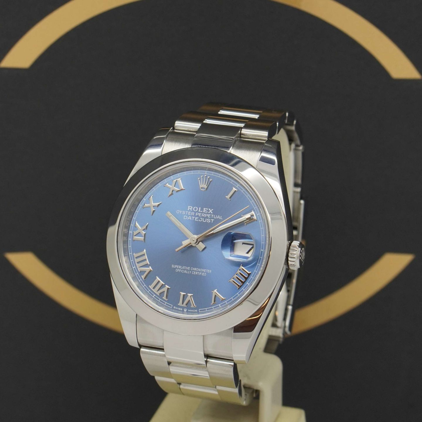 Rolex Datejust 41 126300 (2021) - Blauw wijzerplaat 41mm Staal (2/7)