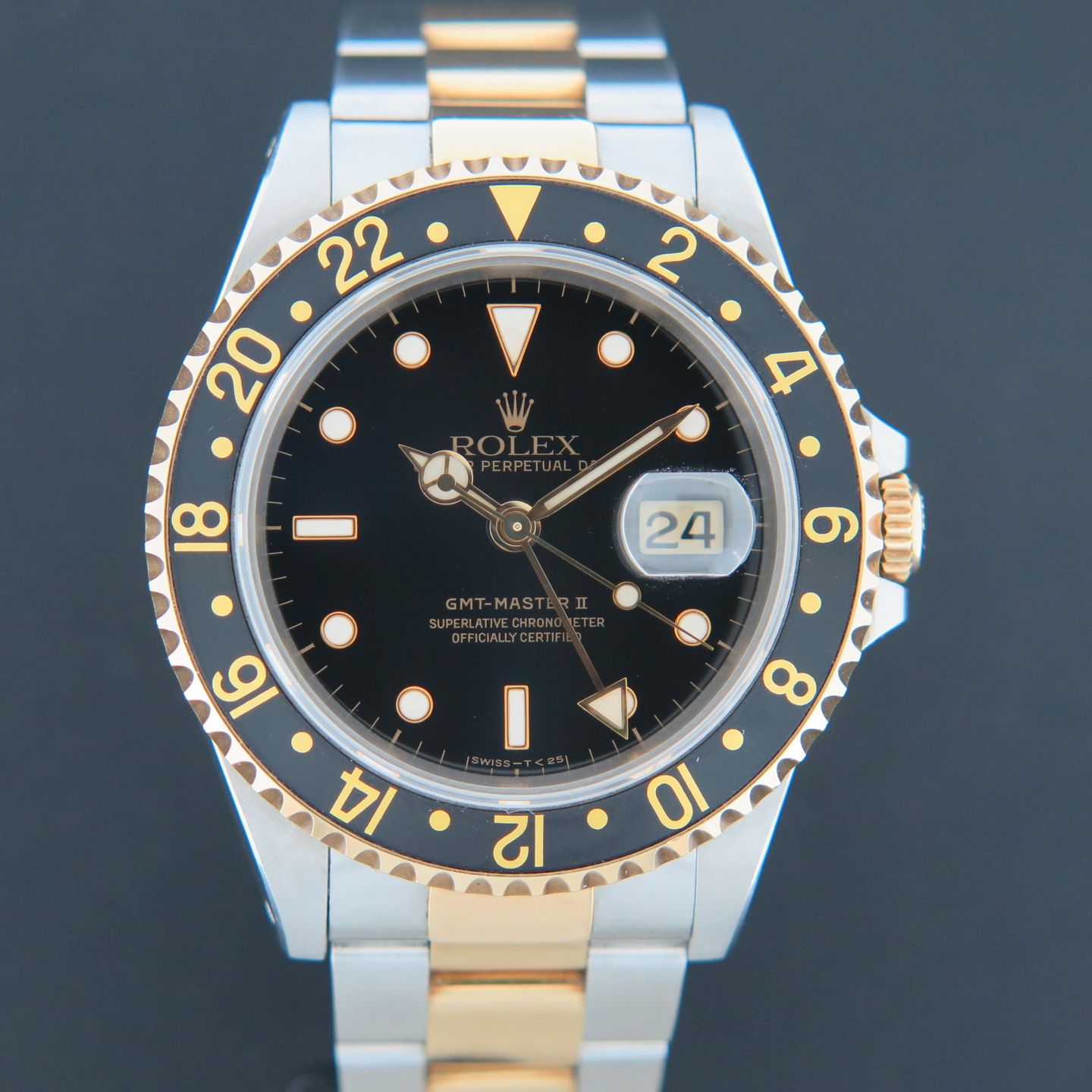 Rolex GMT-Master II 116713 (1992) - 40 mm Gold/Steel case (3/4)