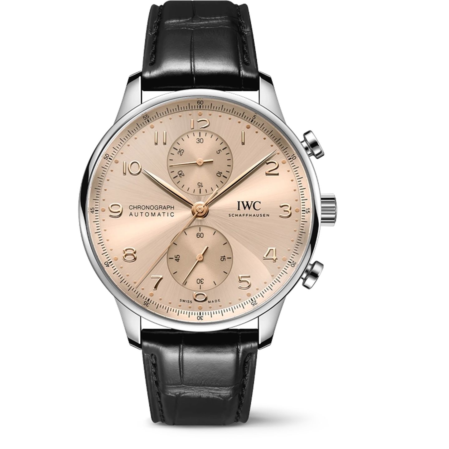 IWC Portuguese Chronograph IW371624 (2025) - Grijs wijzerplaat 41mm Staal (1/1)