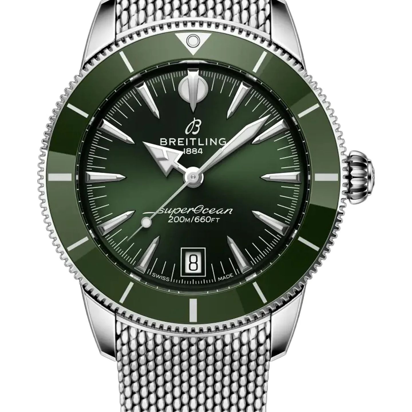 Breitling Superocean Heritage AB3110361L1A1 (2026) - Groen wijzerplaat 40mm Staal (1/1)