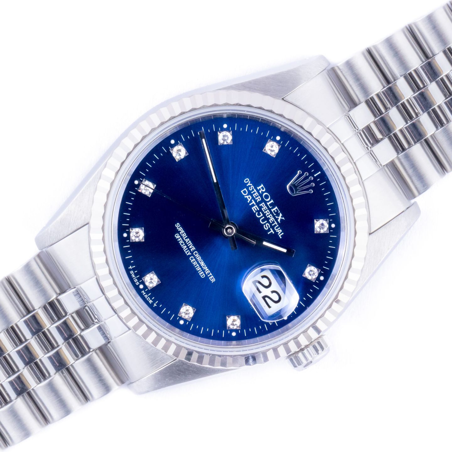 Rolex Datejust 36 16234 (1991) - 36mm Staal (1/8)
