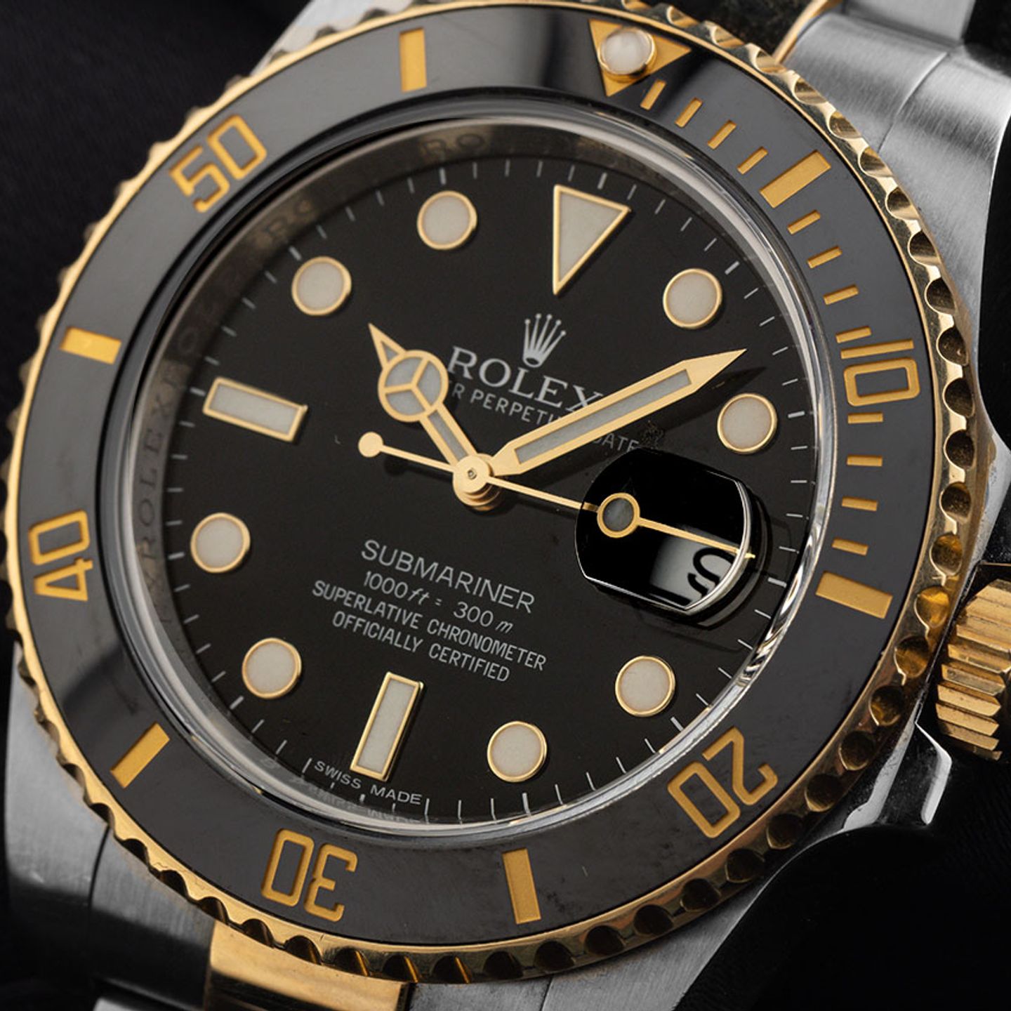 Rolex Submariner Date 116613LN (2008) - 40mm Goud/Staal (3/8)