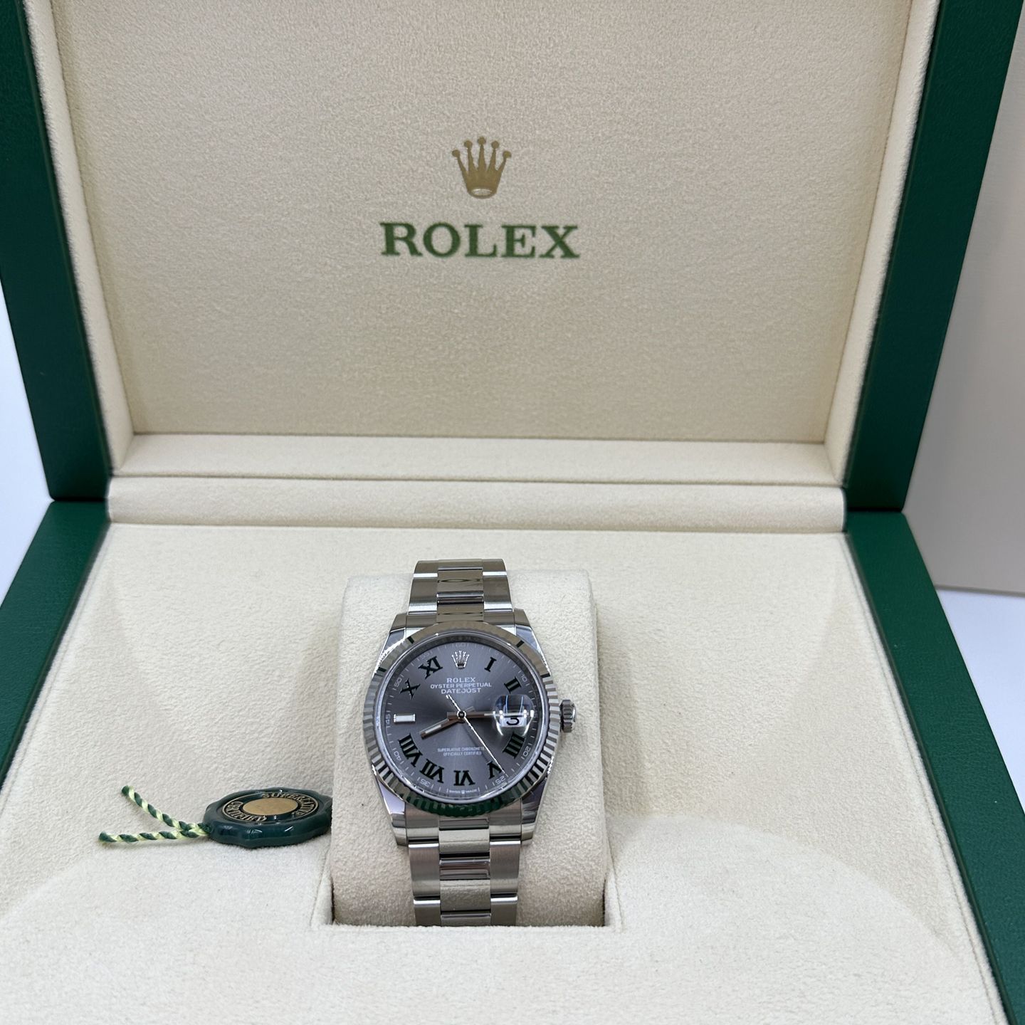 Rolex Datejust 36 126234 (2024) - Grey dial 36 mm Steel case (3/8)