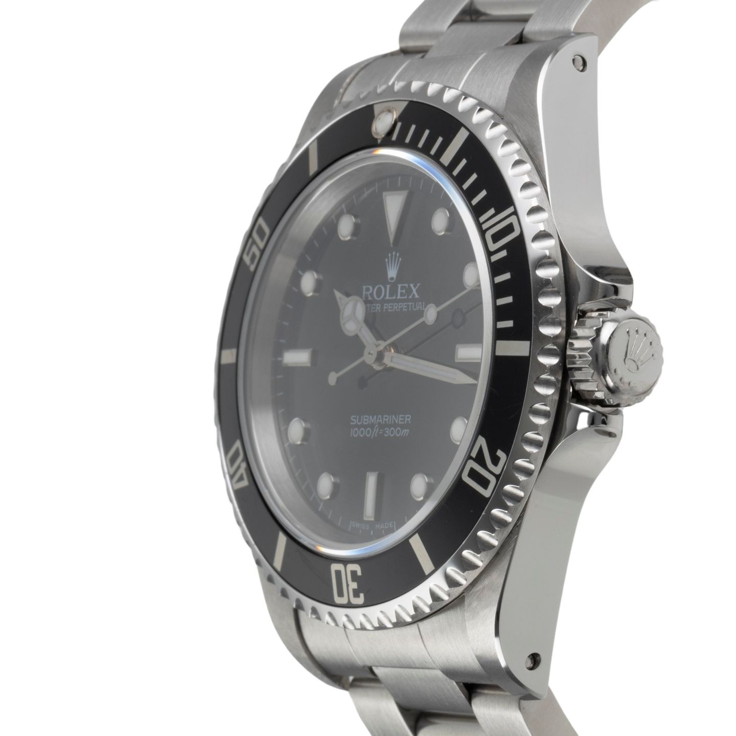 Rolex Submariner No Date 14060M (2006) - Zwart wijzerplaat 40mm Staal (6/8)