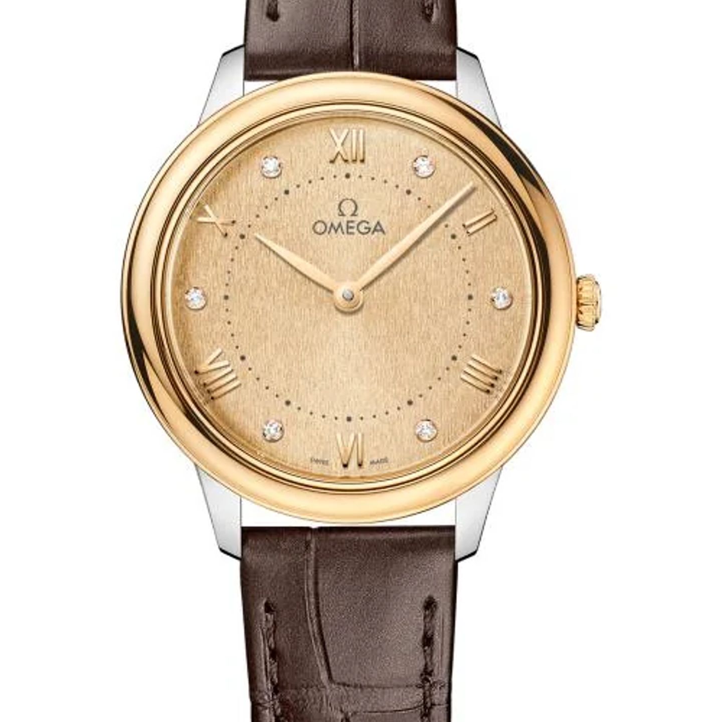 Omega De Ville 434.23.30.60.58.001 (2026) - Champagne dial 30 mm Gold/Steel case (1/1)