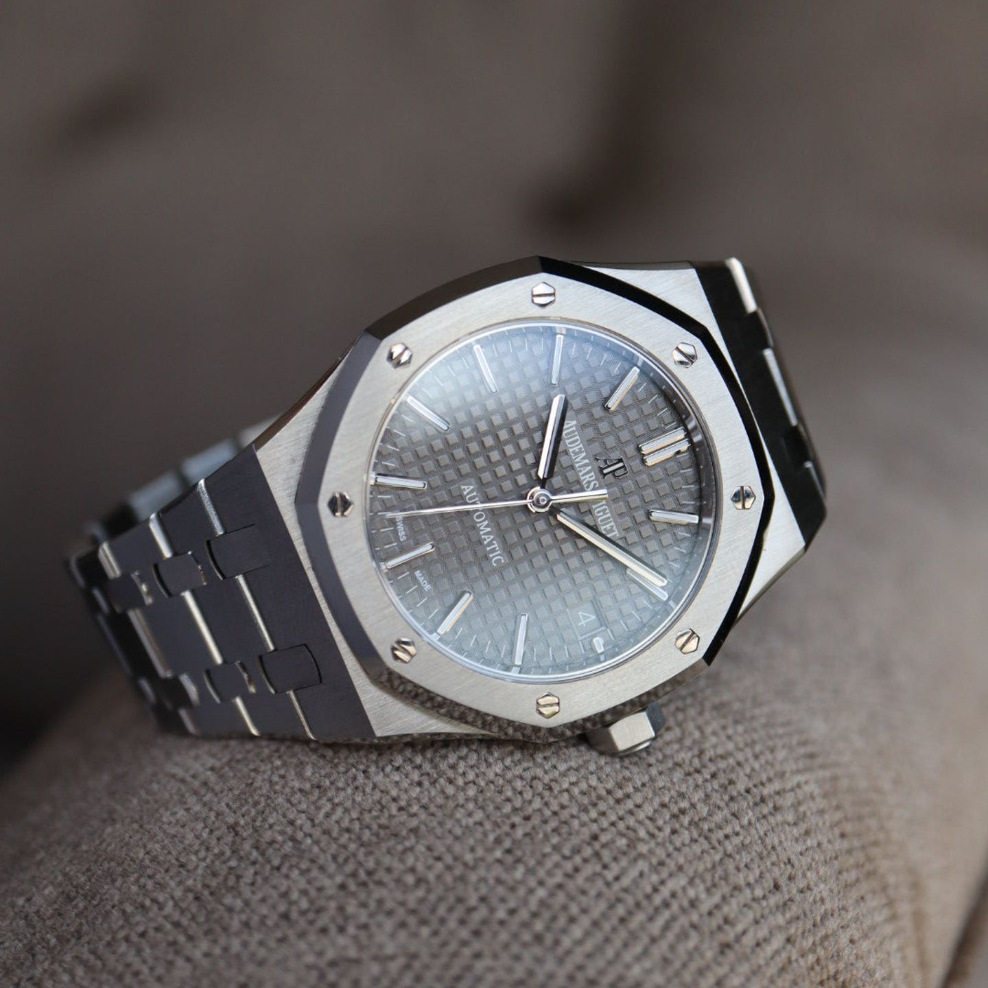 Audemars Piguet Royal Oak Selfwinding 15450ST (Onbekend (willekeurig serienummer)) - 37mm Staal (2/3)