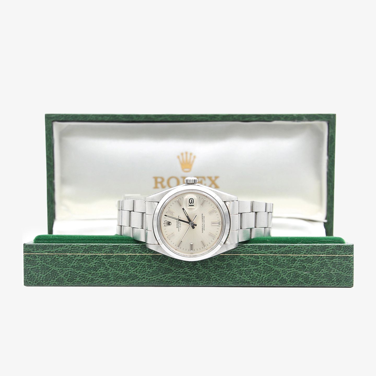 Rolex Oyster Perpetual Date 1500 (Onbekend (willekeurig serienummer)) - 34mm Staal (2/7)