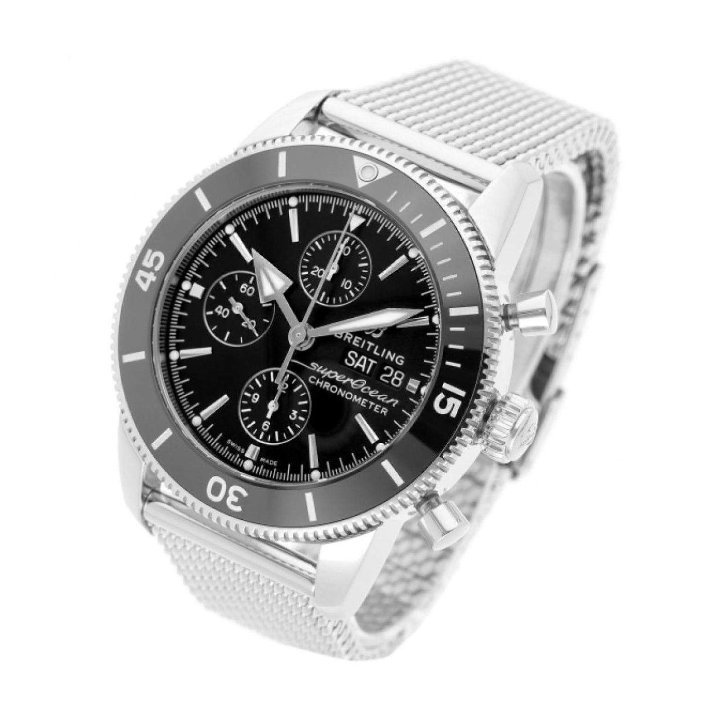 Breitling Superocean Heritage II Chronograph A13313121B1A1 (2021) - Black dial 44 mm Steel case (2/5)