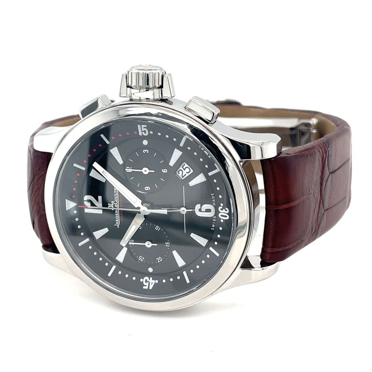 Jaeger-LeCoultre Master Compressor Chronograph 148.8.31 (Unknown (random serial)) - Black dial 37 mm Steel case (6/8)