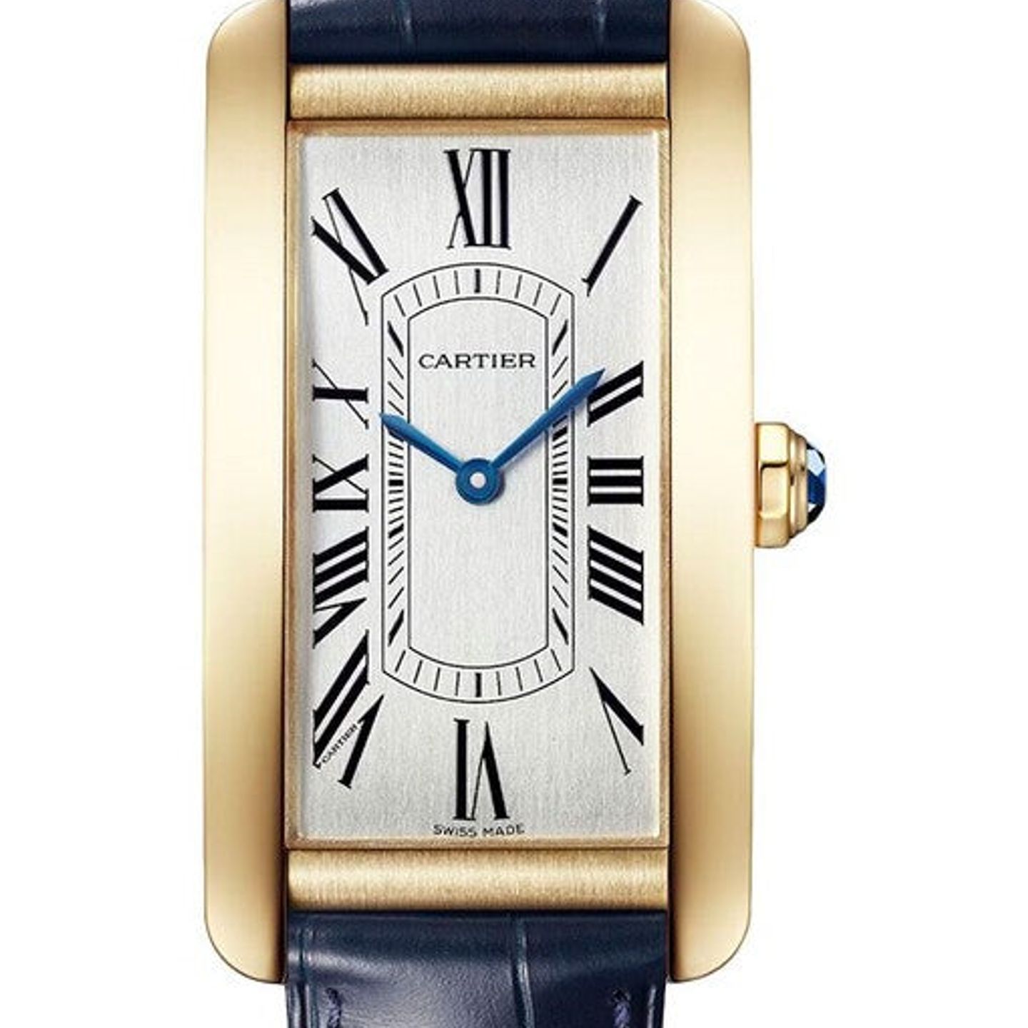 Cartier Tank Américaine WGTA0300 (2026) - Silver dial 24 mm Yellow Gold case (1/1)