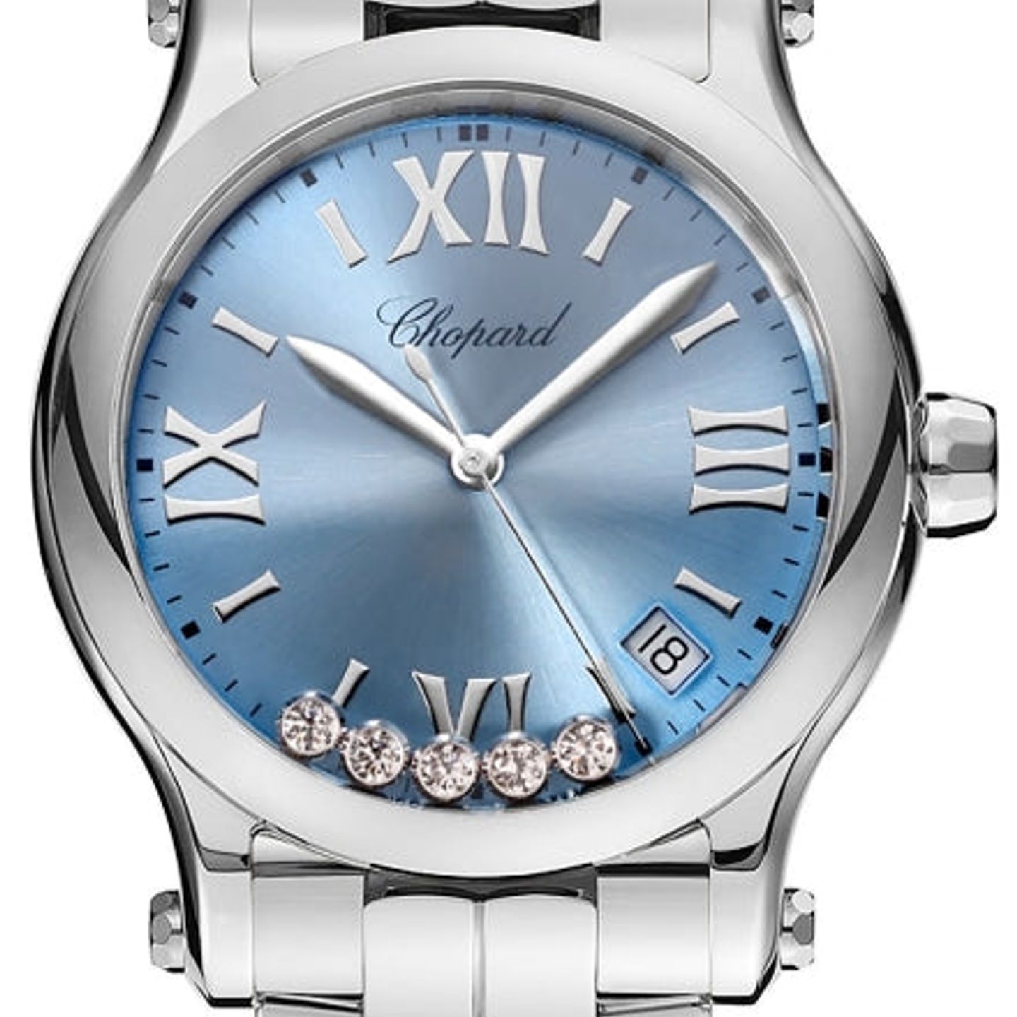Chopard Happy Sport 278582-3008 (2026) - Blauw wijzerplaat 36mm Staal (1/1)