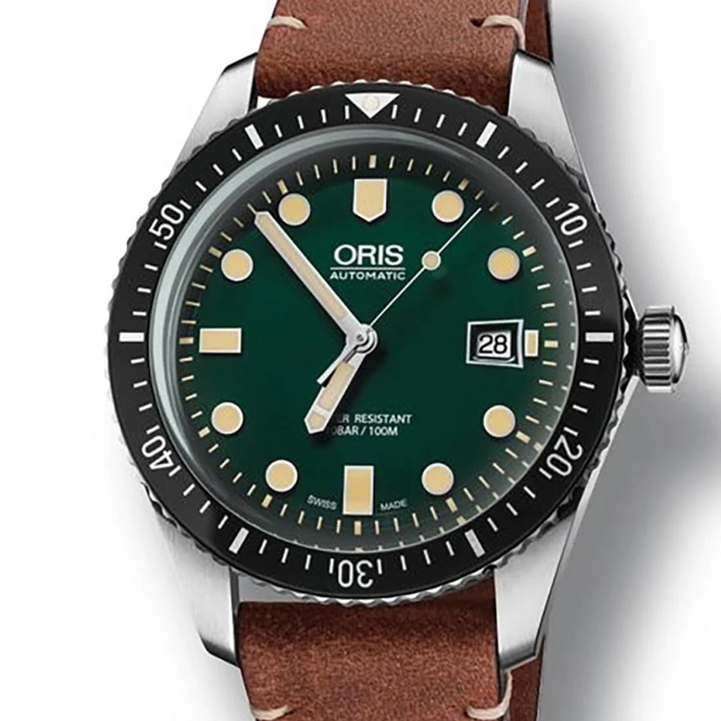 Oris Divers Sixty Five 01 733 7720 4057-07 5 21 02 (2023) - Green dial 42 mm Steel case (1/3)
