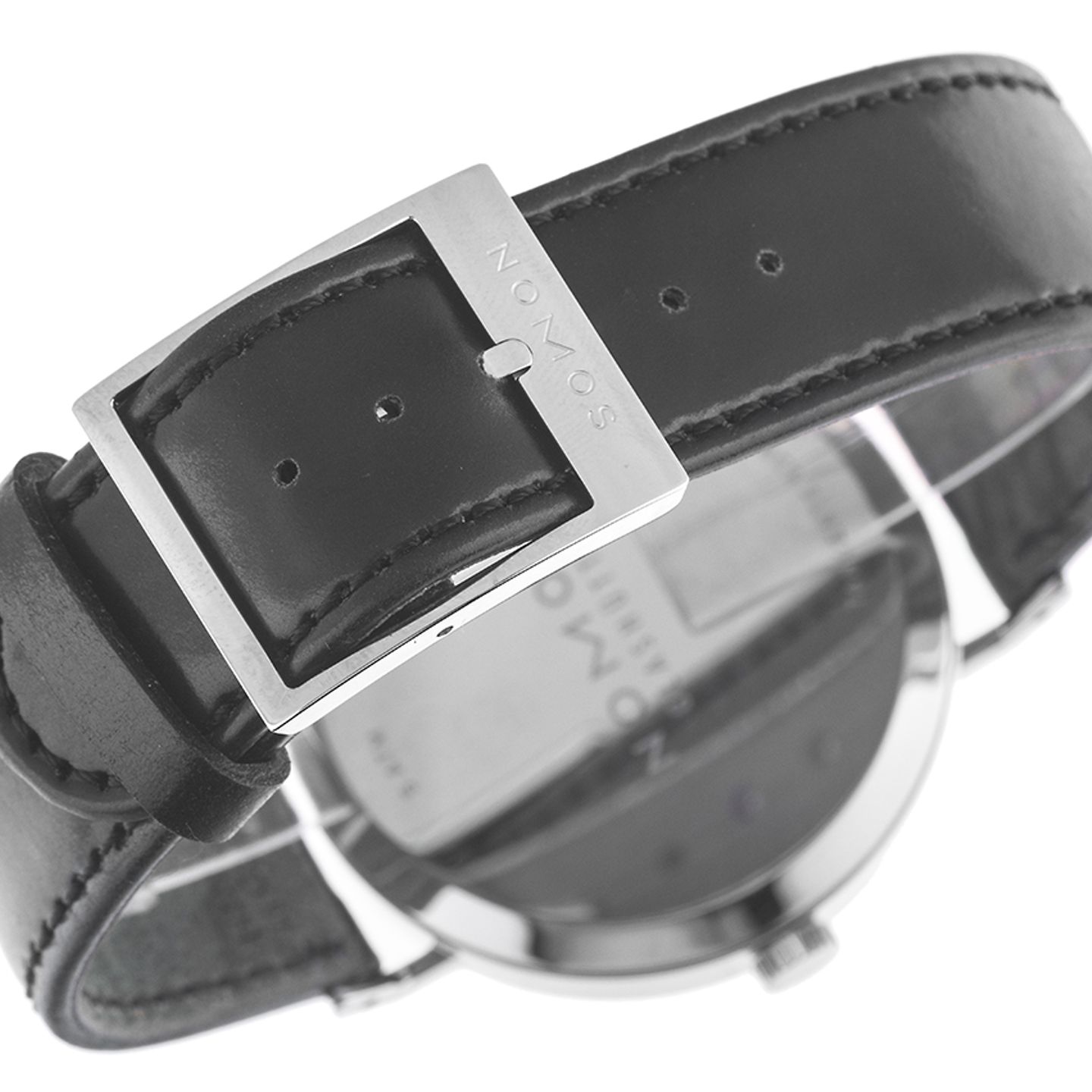 NOMOS Tangente Neomatik 143 (2024) - Grijs wijzerplaat 39mm Staal (7/7)