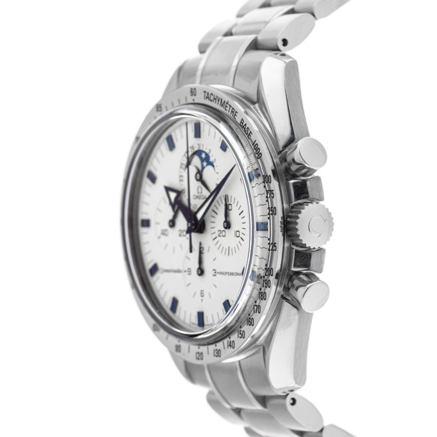 Omega Speedmaster Professional Moonwatch 3575.20.00 (1999) - White dial 42 mm Steel case (4/8)