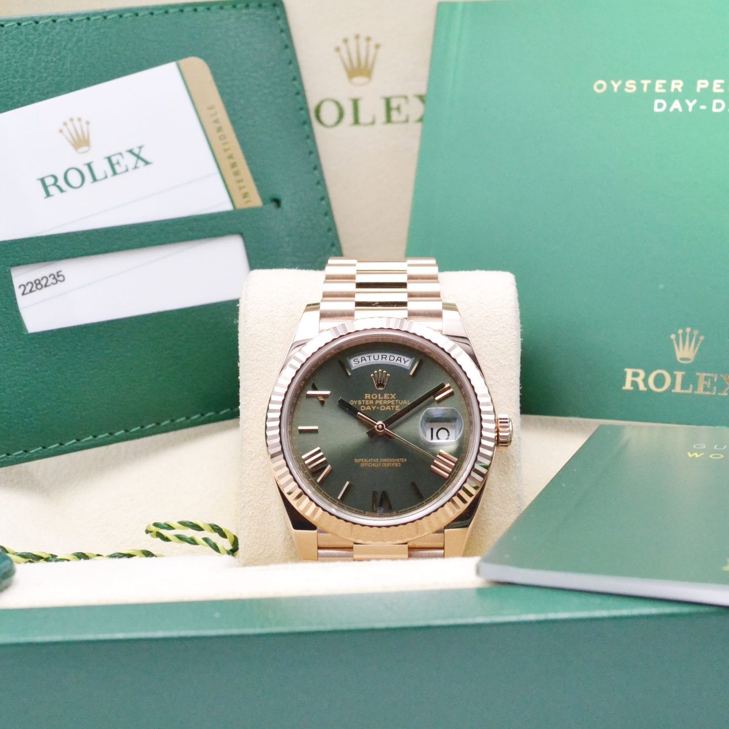 Rolex Day-Date 40 228235 (2016) - 40 mm Rose Gold case (7/7)