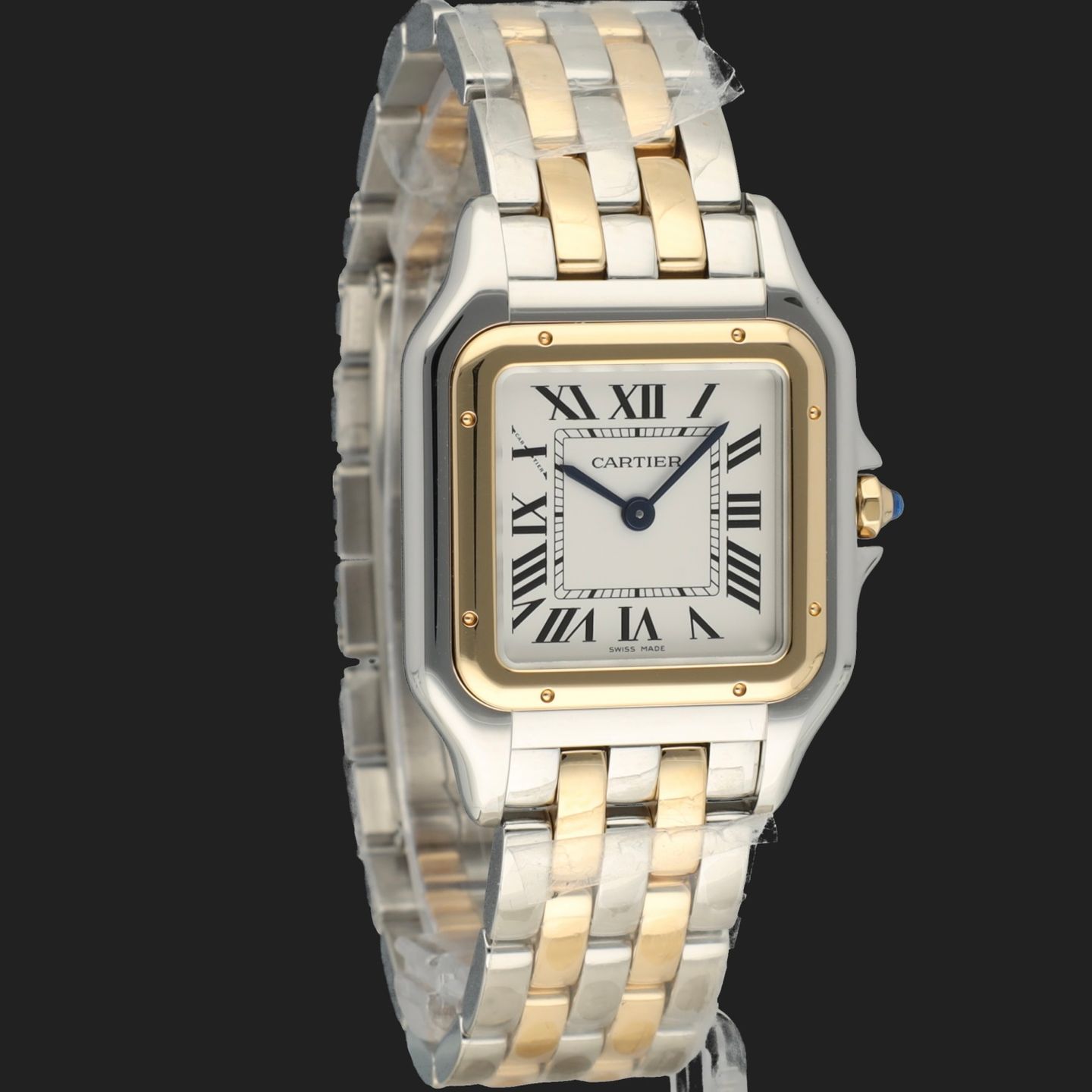 Cartier Panthère W2PN0007 (2024) - White dial 37 mm Gold/Steel case (4/8)