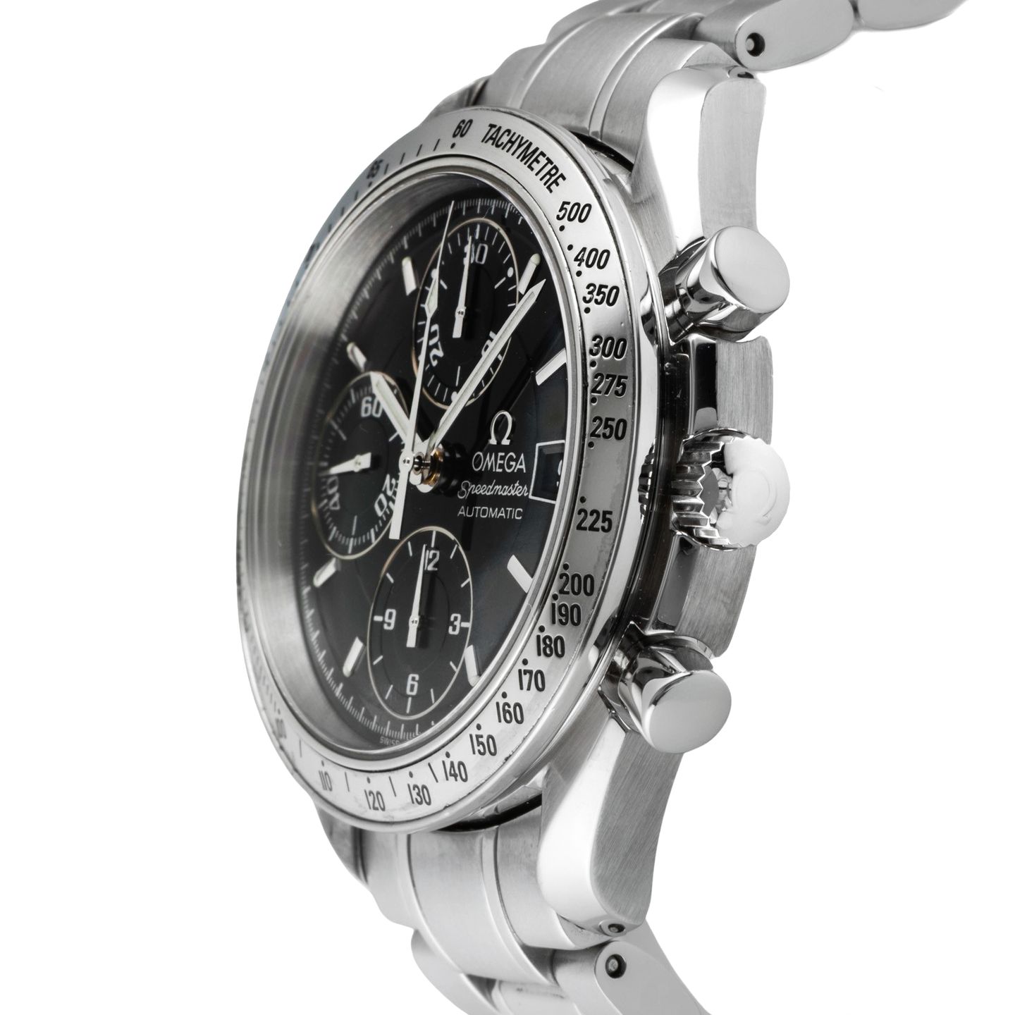 Omega Speedmaster Date 3513.50.00 (1999) - Zwart wijzerplaat 39mm Staal (6/8)