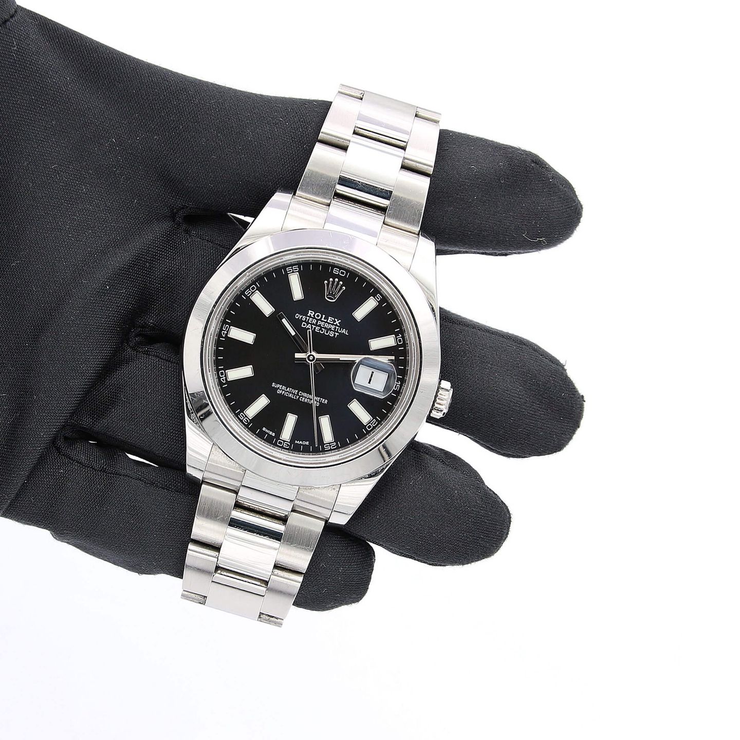 Rolex Datejust II 116300 (Onbekend (willekeurig serienummer)) - Zwart wijzerplaat 41mm Staal (4/8)