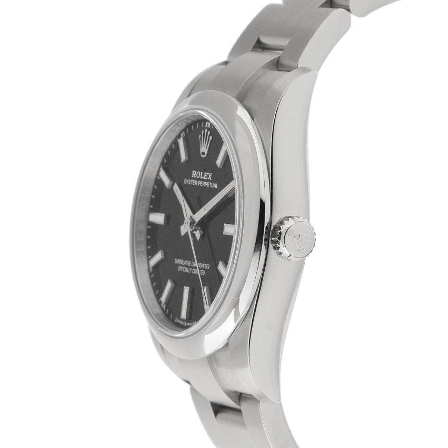 Rolex Oyster Perpetual 34 124200 (2025) - Black dial 34 mm Steel case (4/7)