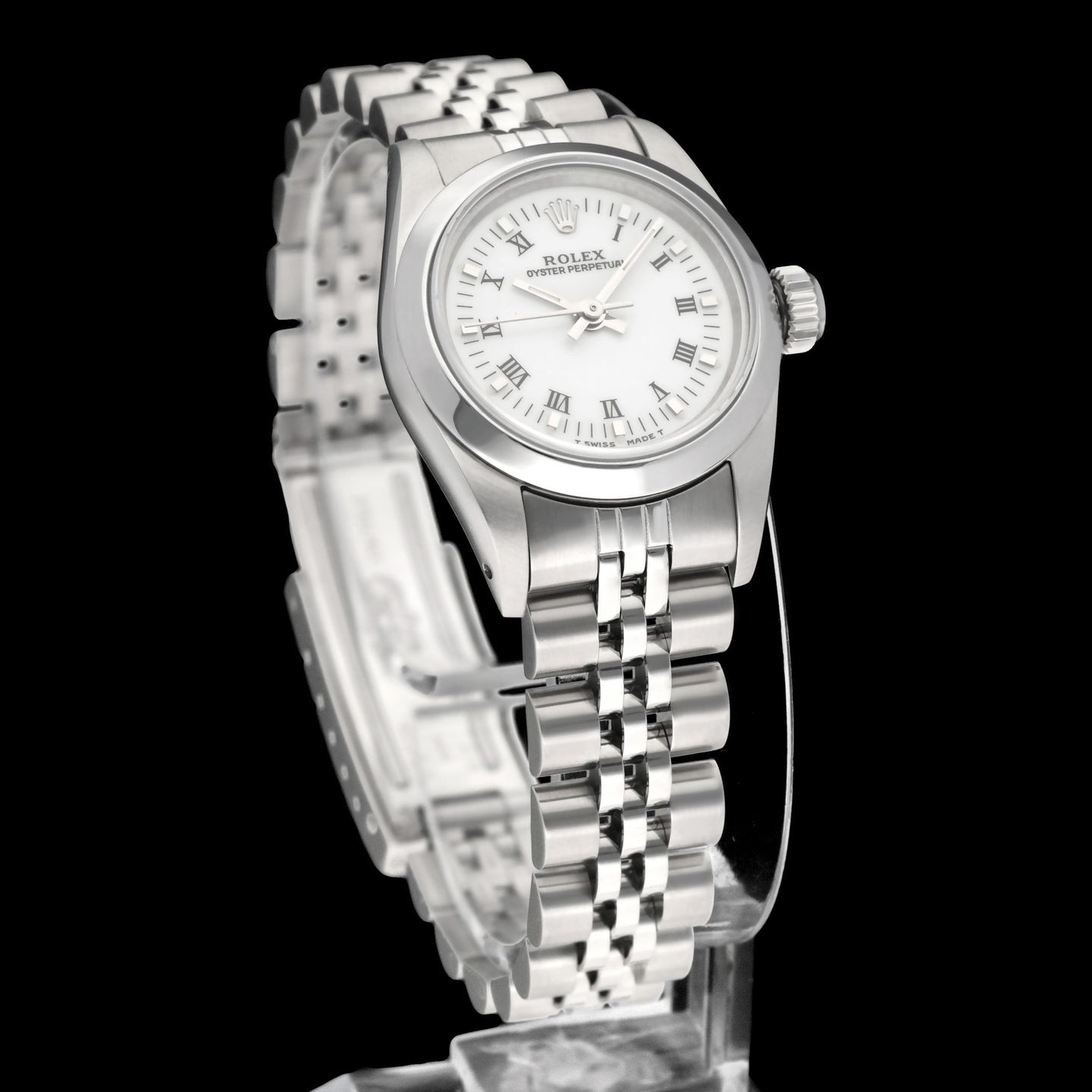 Rolex Oyster Perpetual 67180 (1993) - 26 mm Steel case (4/8)