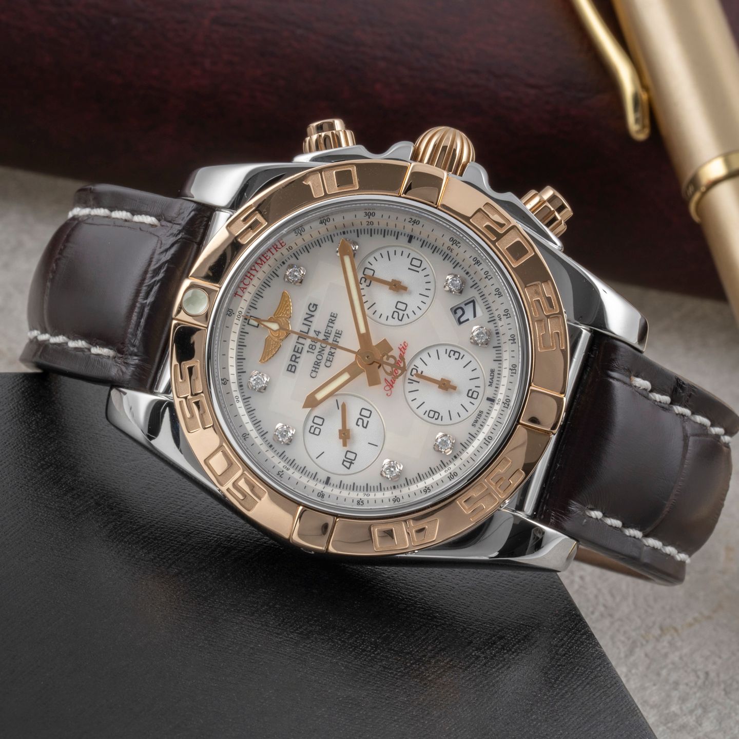 Breitling Chronomat 41 CB0140 (2013) - 41 mm Gold/Steel case (2/8)