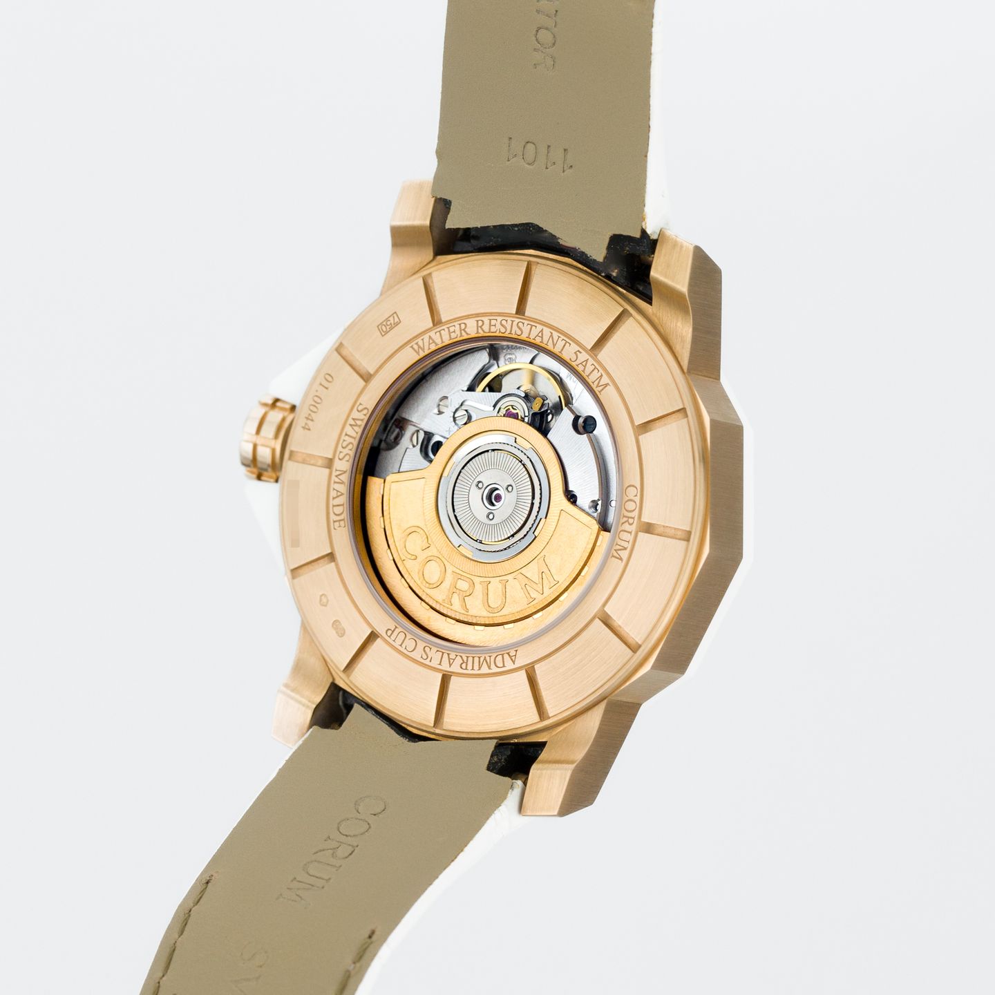 Corum Admiral's Cup Competition 40 082.951.850089 PN34 (2024) - White dial 40 mm Rose Gold case (3/8)