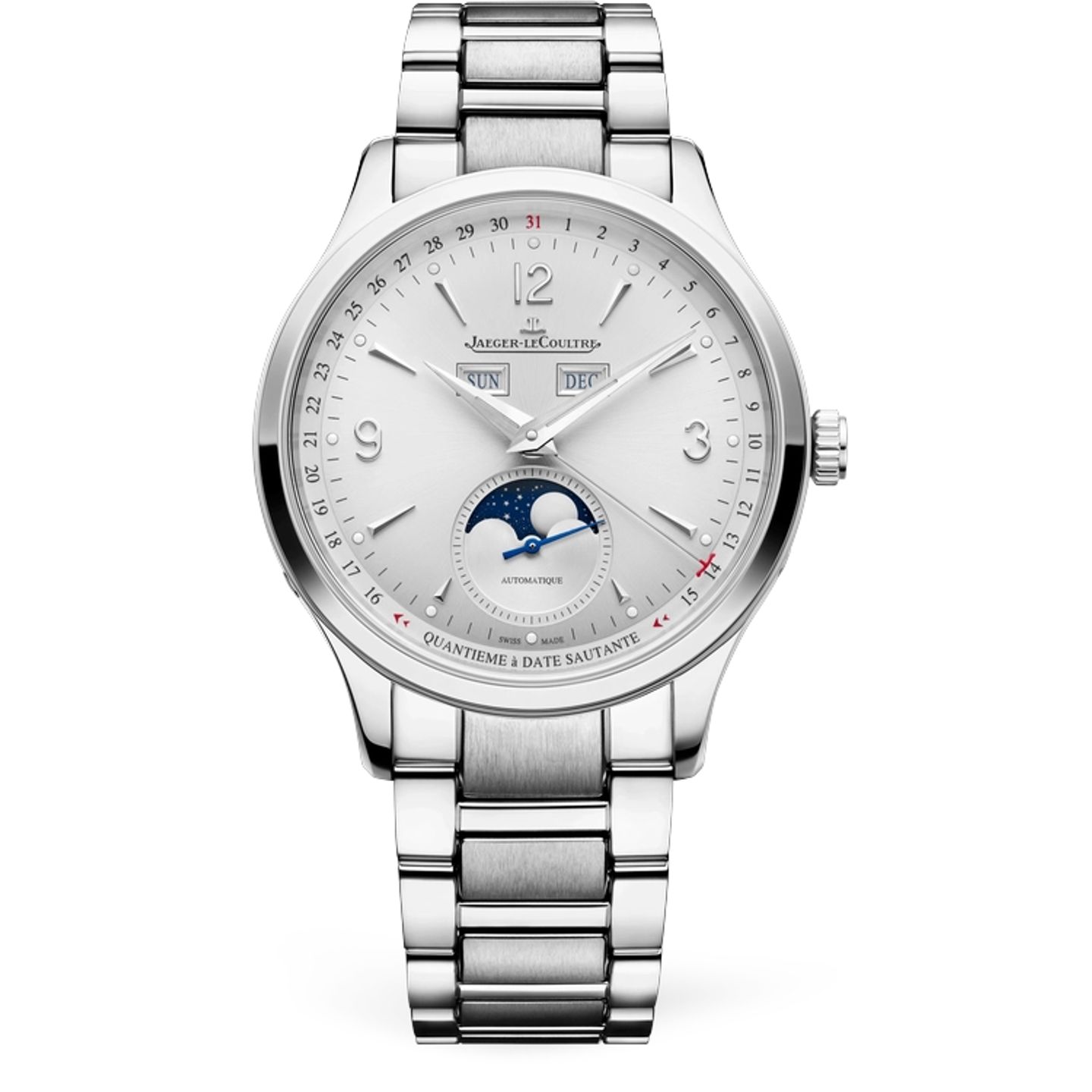 Jaeger-LeCoultre Master Calendar Q4148120 (2025) - Zilver wijzerplaat 40mm Staal (1/1)