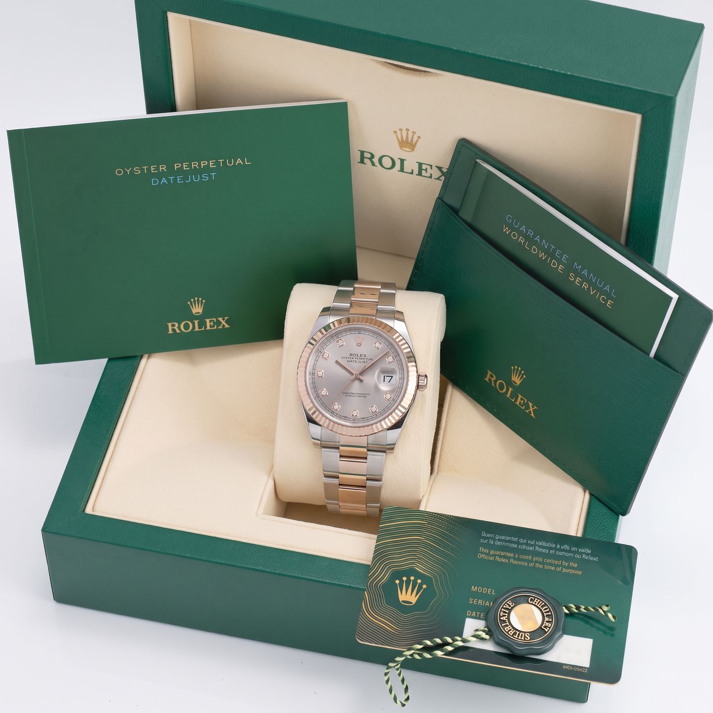 Rolex Datejust 41 126331 (Unknown (random serial)) - Pink dial 41 mm Steel case (5/5)