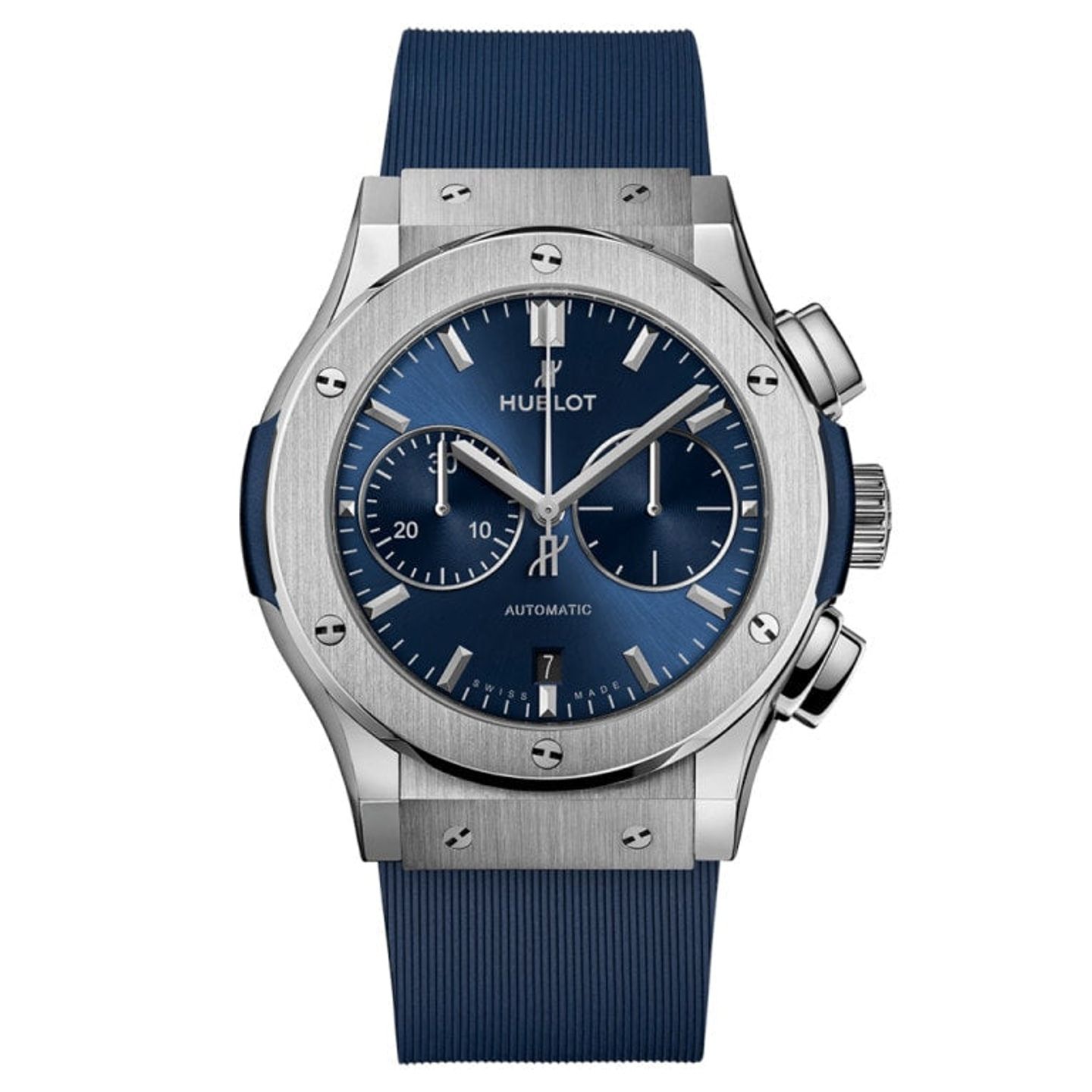 Hublot Classic Fusion Blue 521.NX.7170.RX (2025) - Blauw wijzerplaat 45mm Titanium (1/1)