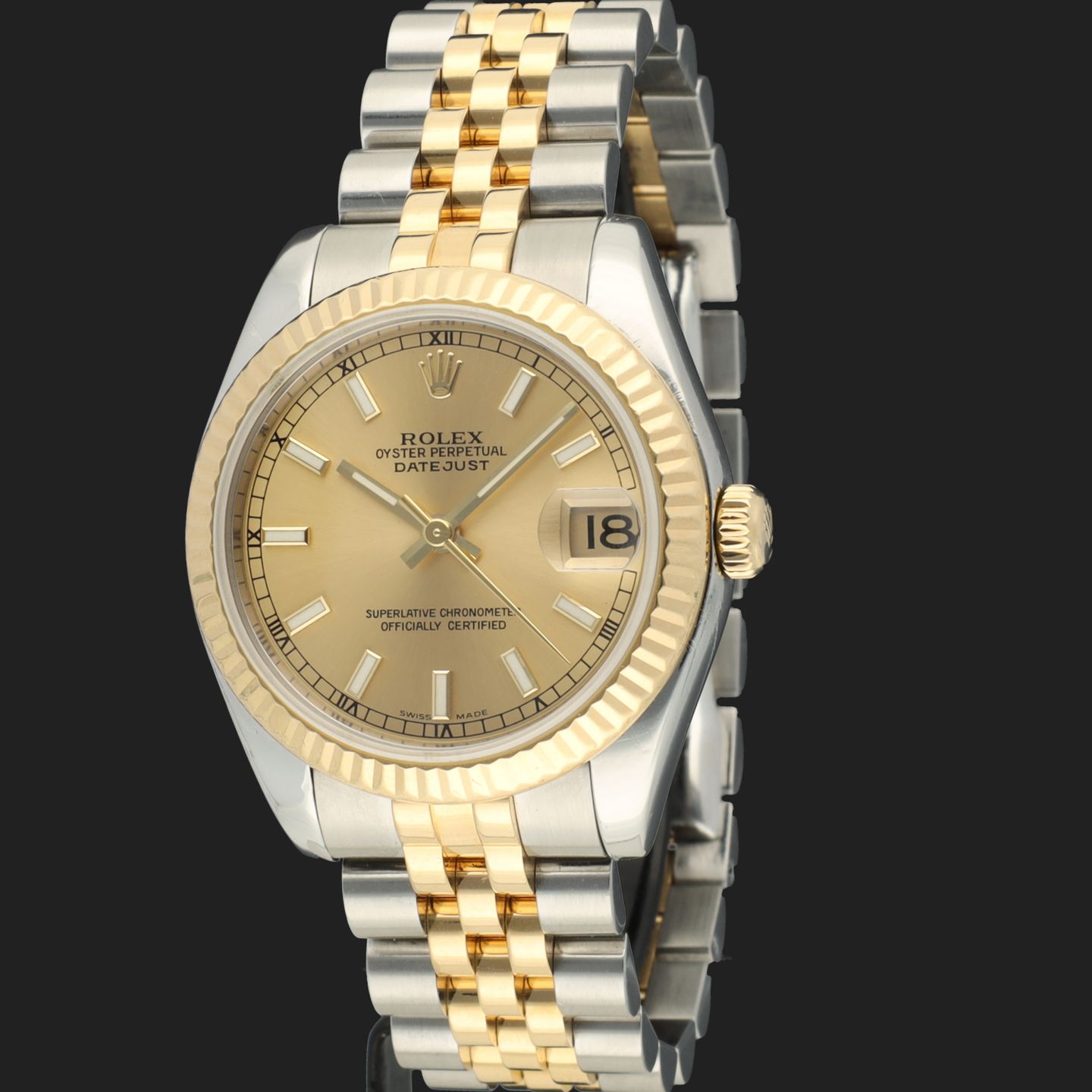 Rolex Lady-Datejust 178273 (2006) - 31mm Goud/Staal (1/8)