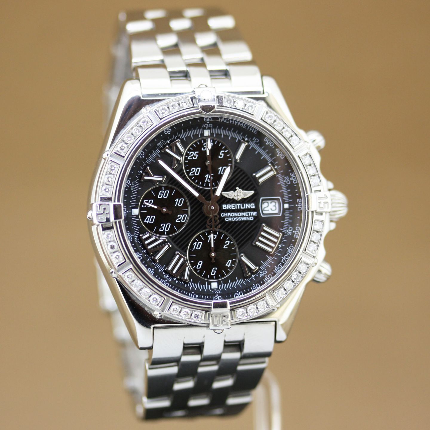 Breitling Crosswind Chronograph A13355 (2001) - 43 mm Steel case (3/8)