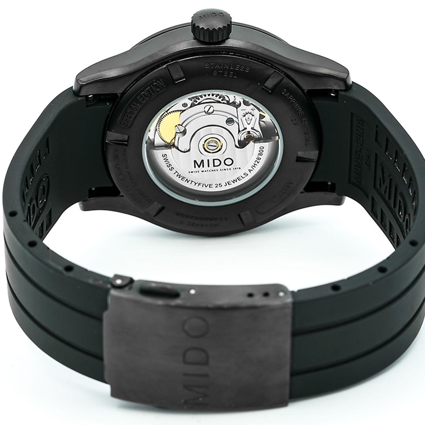 Mido Multifort M005.430.37.051.02 (2011) - Black dial 42 mm Steel case (4/5)