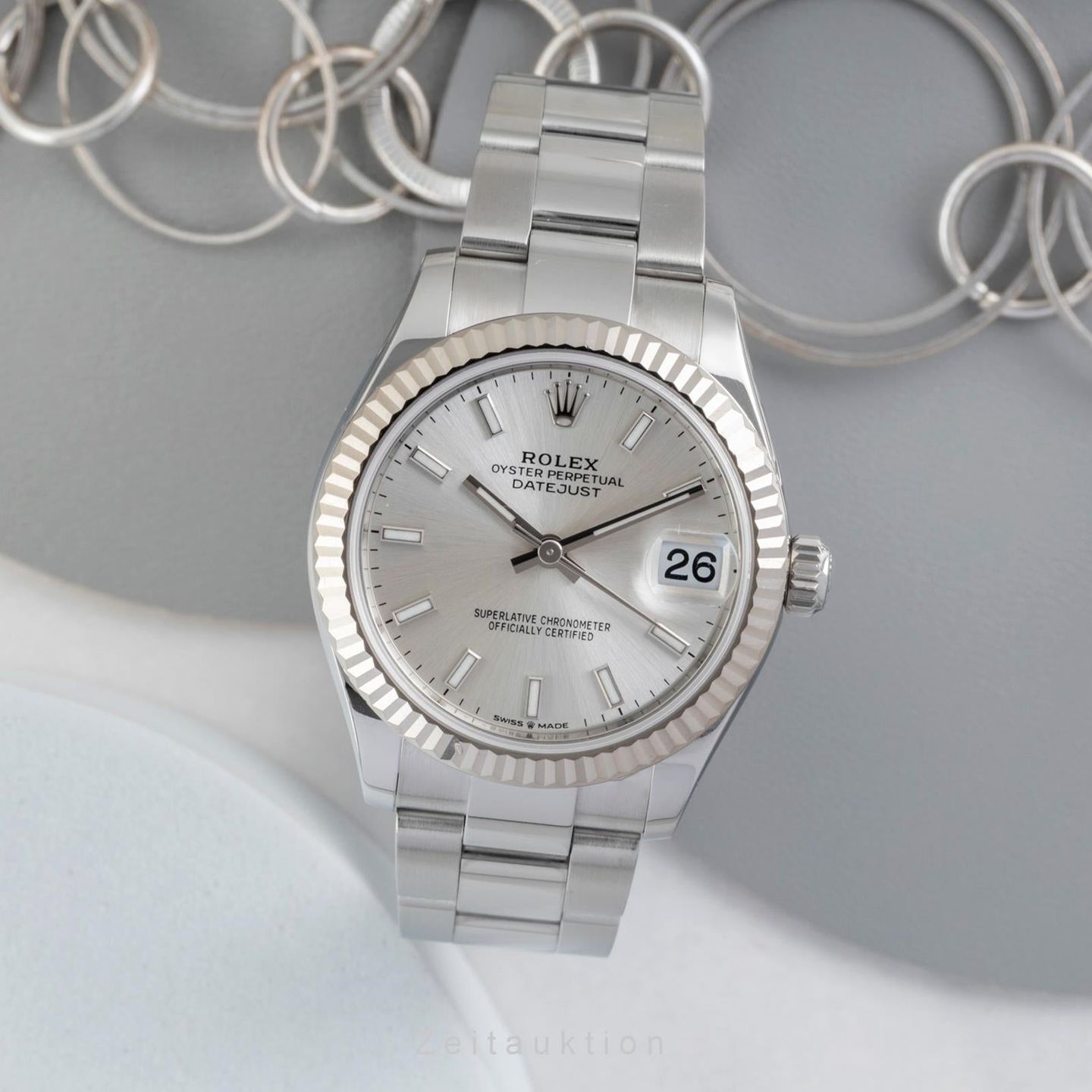 Rolex Datejust 31 278274 (2020) - Silver dial 31 mm Steel case (3/8)