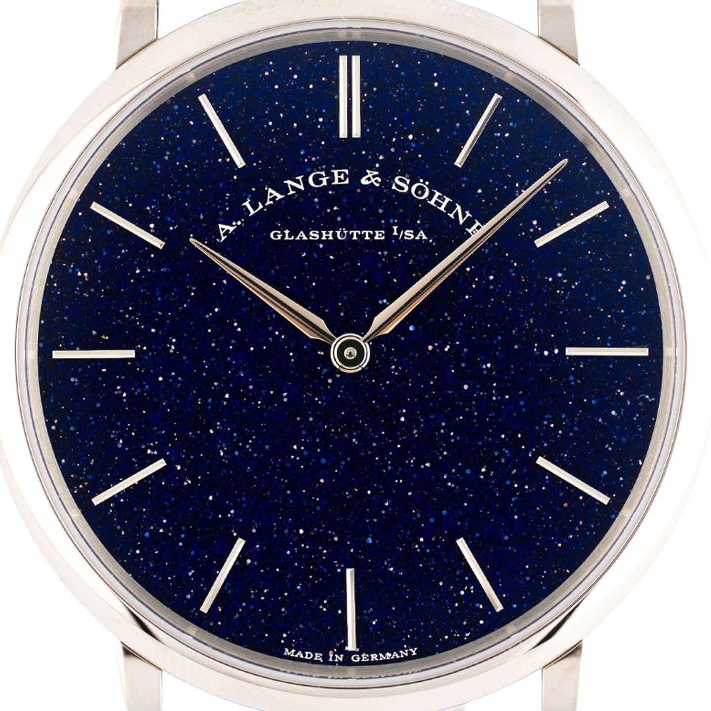 A. Lange & Söhne Saxonia 205.086 (2021) - Blue dial 37 mm White Gold case (2/8)