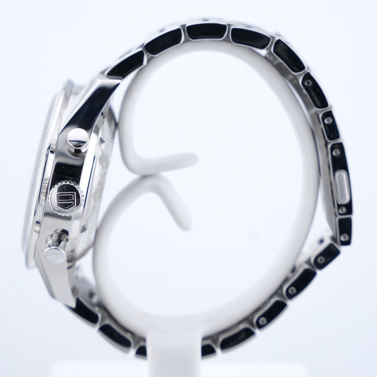 TAG Heuer Carrera Calibre 16 CV2017-2 (Unknown (random serial)) - Silver dial 41 mm Steel case (3/8)