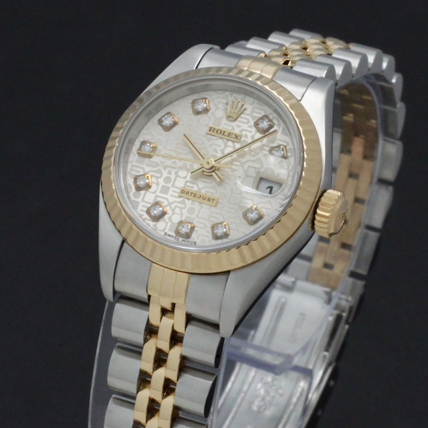 Rolex Lady-Datejust 79173 (2001) - Zilver wijzerplaat 26mm Goud/Staal (6/7)