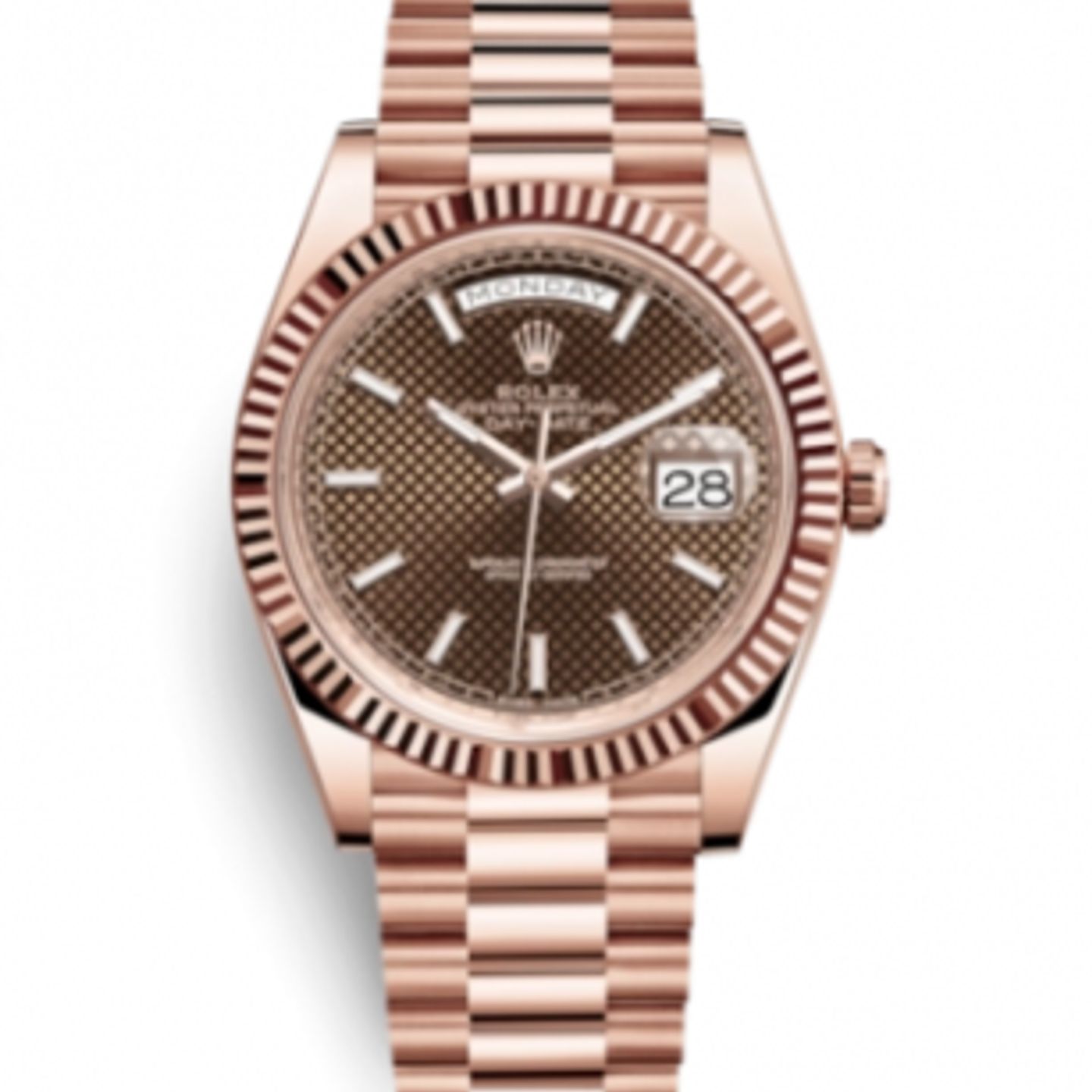 Rolex Day-Date 40 228235 (2022) - Brown dial 40 mm Rose Gold case (1/1)